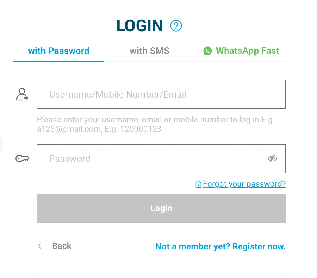 Quick Account Verification